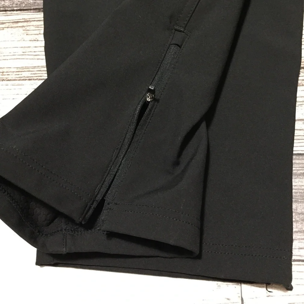 CQR Fleece Lined Pants Men’s 40x30 Black Stretch Ankle Zip